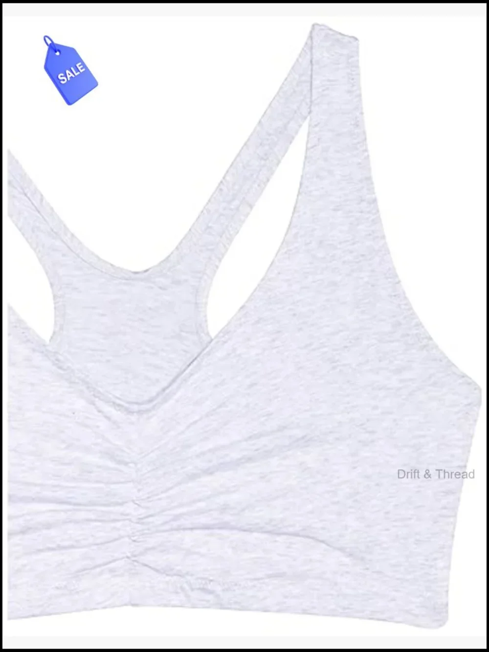 Wireless Pullover Bra Pack, Low-Impact Racerback, Cotton Blend, 2-Pack